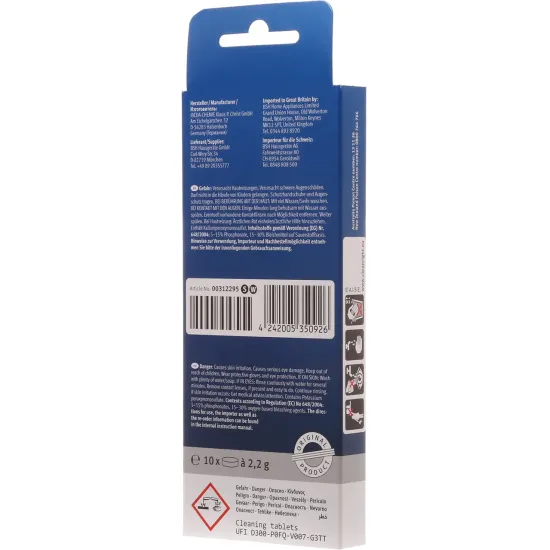 00312295 Kahve Makineleri için Temizleme Tabletleri