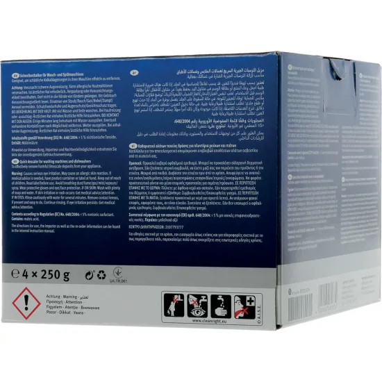 00312352 Çamaşır ve Bulaşık Makineleri için Kireç Çözücü (4'lü Ekonomik Paket)