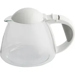 12006340 Kahve için cam sürahi Kapakla birlikte sevk edilmektedir.