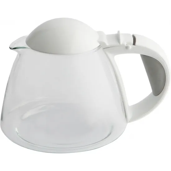 12006340 Kahve için cam sürahi Kapakla birlikte sevk edilmektedir.