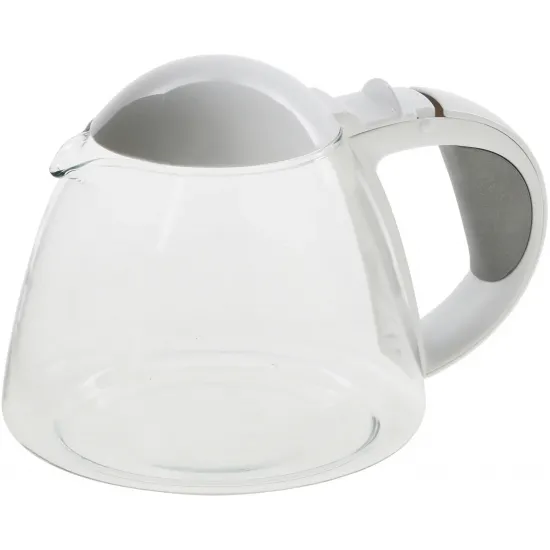 12006340 Kahve için cam sürahi Kapakla birlikte sevk edilmektedir.