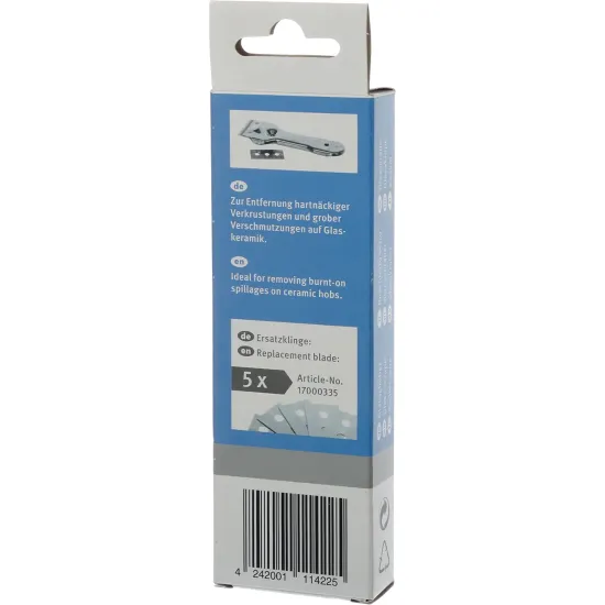 17000334 Cam, Seramik Ocaklar için Kazıyıcı Bıçak