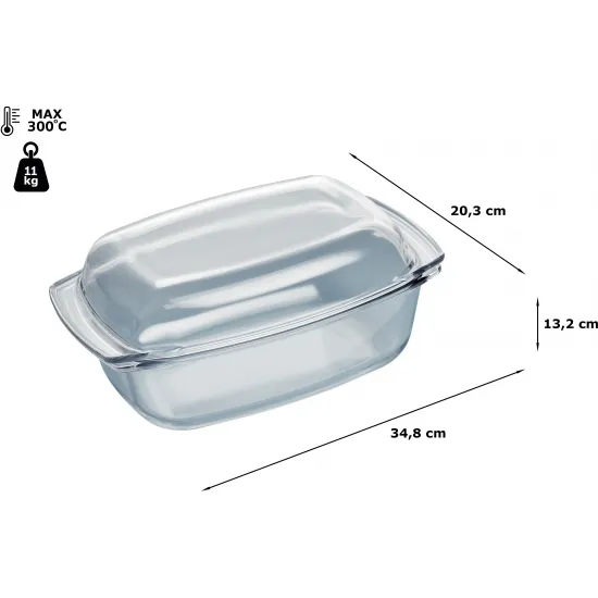 17000903 Cam Pişirme Kabı