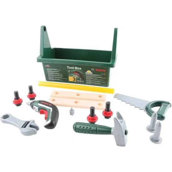 17005963 Bosch Oyuncak Tamir Set El Çantası 14 Parça
