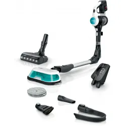 BBS71HYGTR 2'si 1 arada Süpürme ve Silme Unlimited 7 ProHygienic Aqua Beyaz