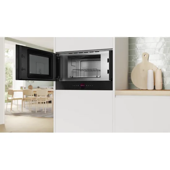 Serie 8 Built-In Microwave with grill Siyah