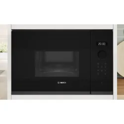 Serie 4 Ankastre Mikrodalga Black Inox