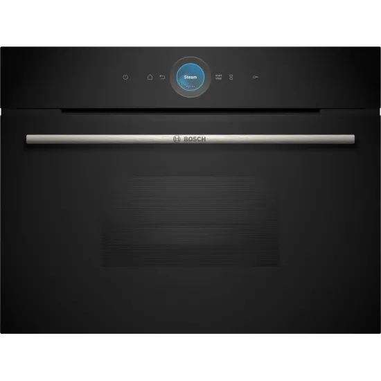 Serie 8 Buharlı Fırın 60 x 45 cm Siyah