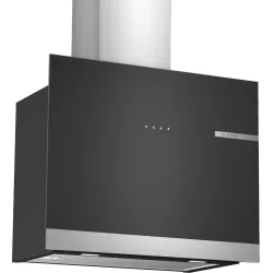 Serie 6 Duvar Tipi Davlumbaz 60 cm Siyah Cam