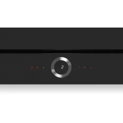 Serie 8 Duvar Tipi Davlumbaz 90 cm Siyah Cam