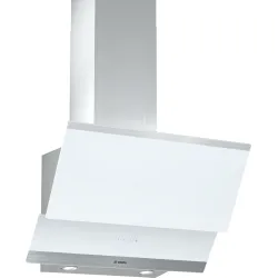 Serie 4 Duvar Tipi Davlumbaz 60 cm Beyaz Cam Yüzey, Beyaz