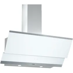 Serie 2 Duvar Tipi Davlumbaz 90 cm Beyaz Cam Yüzey, Beyaz