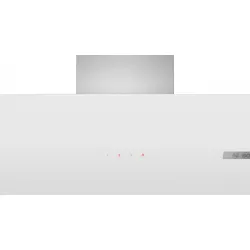 Serie 4 Duvar Tipi Davlumbaz 60 cm Beyaz Cam Yüzey, Beyaz