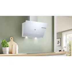 Serie 6 Duvar Tipi Davlumbaz 60 cm Beyaz Cam Yüzey, Beyaz