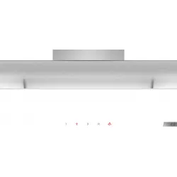 Serie 6 Duvar Tipi Davlumbaz 60 cm Beyaz Cam Yüzey, Beyaz