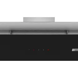 Serie 6 Duvar Tipi Davlumbaz 60 cm Siyah Cam, Siyah