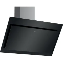 Serie 4 Duvar Tipi Davlumbaz 90 cm Siyah Cam, Siyah