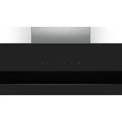 Serie 4 Duvar Tipi Davlumbaz 90 cm Siyah Cam, Siyah