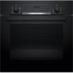 Serie 4 Buhar Destekli Ankastre Fırın 60 x 60 cm Siyah