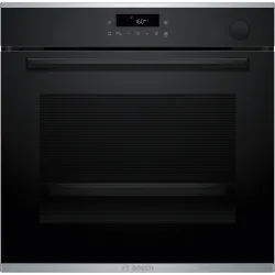 Series 4 Built-in oven with added steam function 60 x 60 cm Black