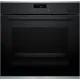 Series 4 Built-in oven with added steam function 60 x 60 cm Black