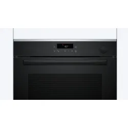 Series 4 Built-in oven with added steam function 60 x 60 cm Black