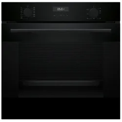 Serie 4 Buhar Destekli Ankastre Fırın 60 x 60 cm Siyah