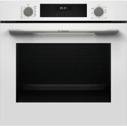 Serie 4 Buhar Destekli Ankastre Fırın 60 x 60 cm Beyaz