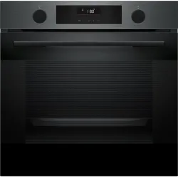 Serie 4 Buhar Destekli Ankastre Fırın 60 x 60 cm Black Inox