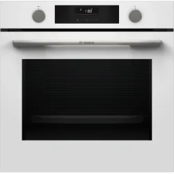 Serie 4 Buhar Destekli Ankastre Fırın 60 x 60 cm Beyaz