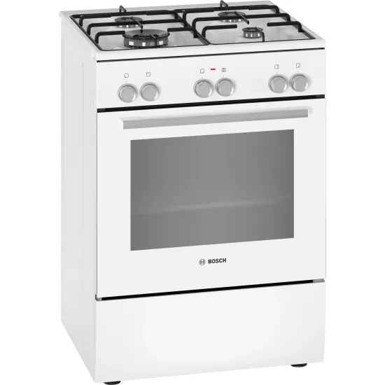 Serie 4 Gazlı/Elektrikli Solo Fırın Beyaz