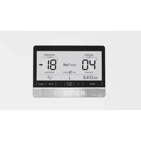 Serie 6 Üstten Donduruculu Buzdolabı 186 x 75 cm Beyaz, Total No Frost