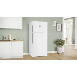 Serie 6 Üstten Donduruculu Buzdolabı 186 x 86 cm Beyaz, Total No Frost