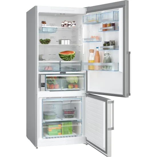 Serie 8 Alttan Donduruculu Buzdolabı 186 x 75 cm Kolay temizlenebilir Inox, Total No Frost