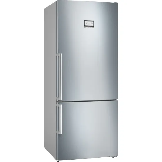 Serie 8 Alttan Donduruculu Buzdolabı 186 x 75 cm Kolay temizlenebilir Inox, Total No Frost