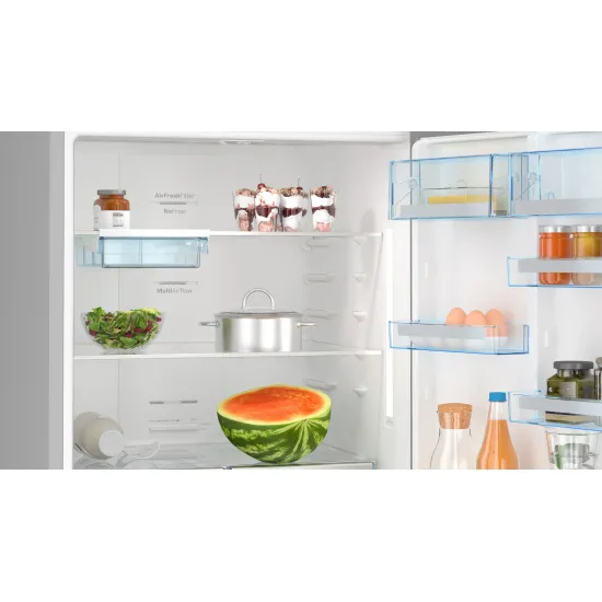 Serie 8 Alttan Donduruculu Buzdolabı 186 x 75 cm Kolay temizlenebilir Inox, Total No Frost