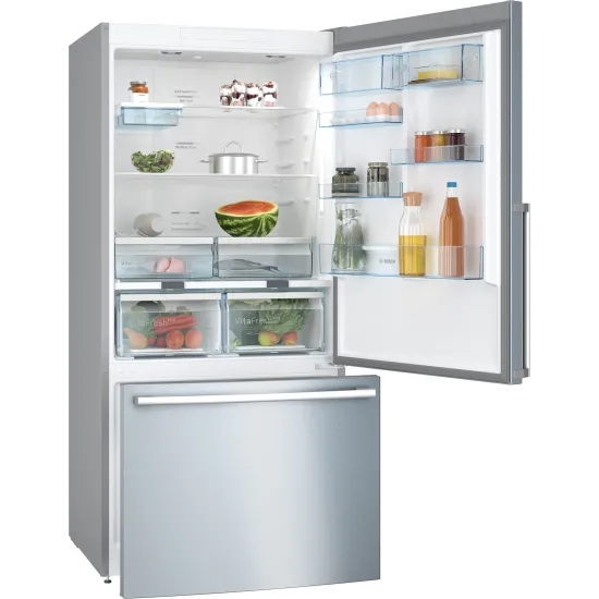 Serie 6 Alttan Donduruculu Buzdolabı 186 x 86 cm Kolay temizlenebilir Inox, Total No Frost