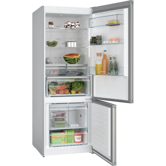 Serie 4 Alttan Donduruculu Buzdolabı 186 x 70 cm Kolay temizlenebilir Inox, Total No Frost