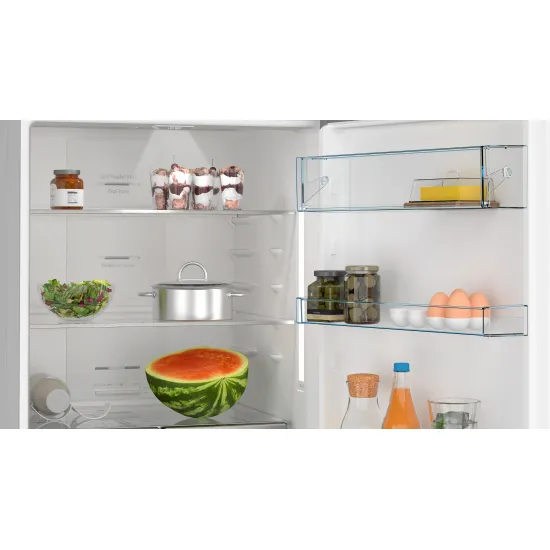 Serie 4 Alttan Donduruculu Buzdolabı 186 x 70 cm Kolay temizlenebilir Inox, Total No Frost