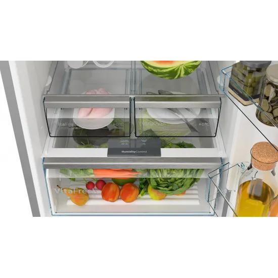 Serie 4 Alttan Donduruculu Buzdolabı 186 x 70 cm Kolay temizlenebilir Inox, Total No Frost