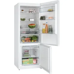 Serie 4 Alttan Donduruculu Buzdolabı 186 x 70 cm Beyaz, Total No Frost