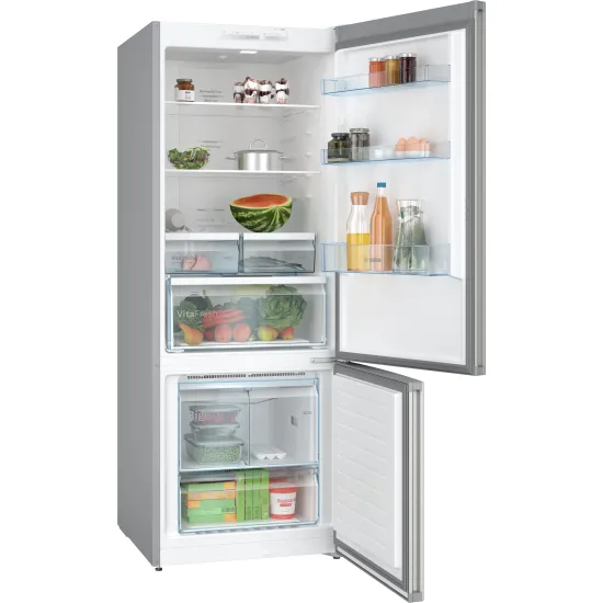 Serie 4 Alttan Donduruculu Buzdolabı 186 x 70 cm Kolay temizlenebilir Inox, Total No Frost