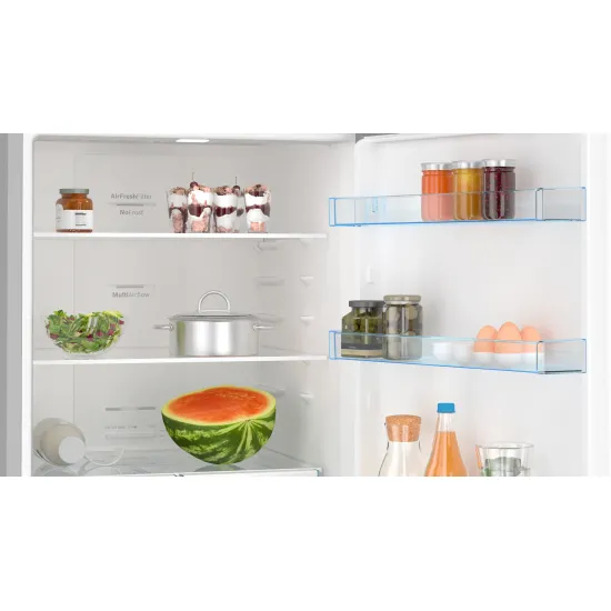 Serie 4 Alttan Donduruculu Buzdolabı 186 x 70 cm Kolay temizlenebilir Inox, Total No Frost