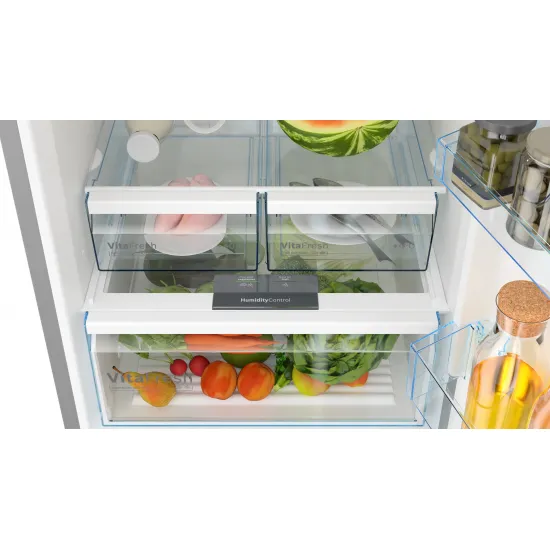 Serie 4 Alttan Donduruculu Buzdolabı 186 x 70 cm Kolay temizlenebilir Inox, Total No Frost