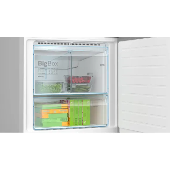 Serie 4 Alttan Donduruculu Buzdolabı 193 x 70 cm Parmak izi bırakmayan siyah inoks, Total No Frost