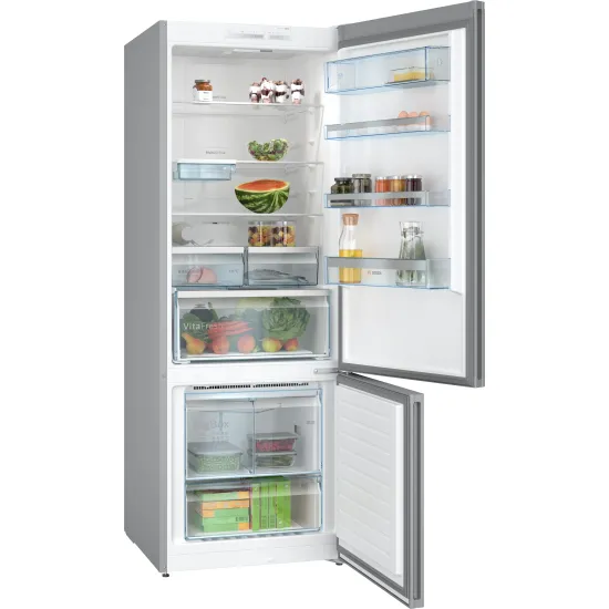 Serie 6 Alttan Donduruculu Buzdolabı 193 x 70 cm Kolay temizlenebilir Inox, Total No Frost