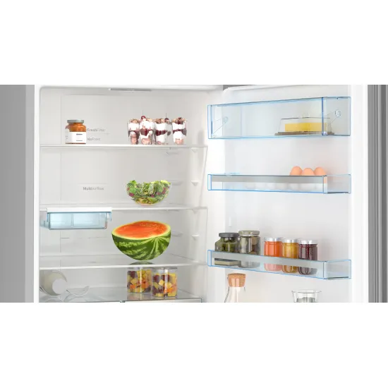 Serie 6 Alttan Donduruculu Buzdolabı 193 x 70 cm Kolay temizlenebilir Inox, Total No Frost