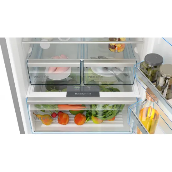 Serie 6 Alttan Donduruculu Buzdolabı 193 x 70 cm Kolay temizlenebilir Inox, Total No Frost