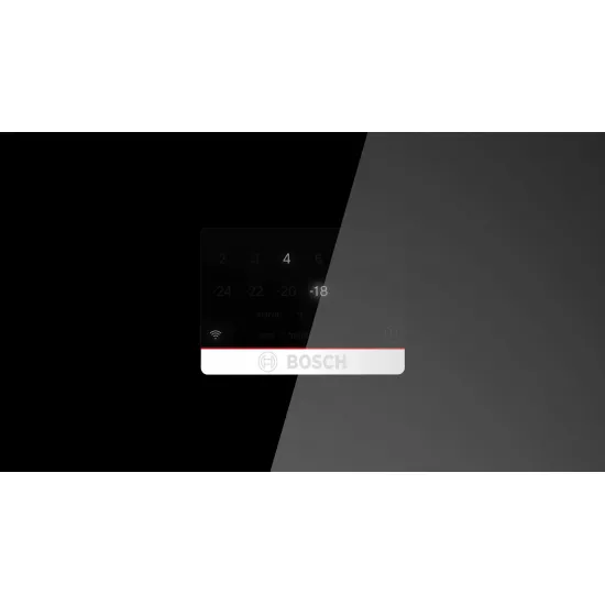 Serie 6 Alttan Donduruculu Buzdolabı 193 x 70 cm Siyah, Total No Frost