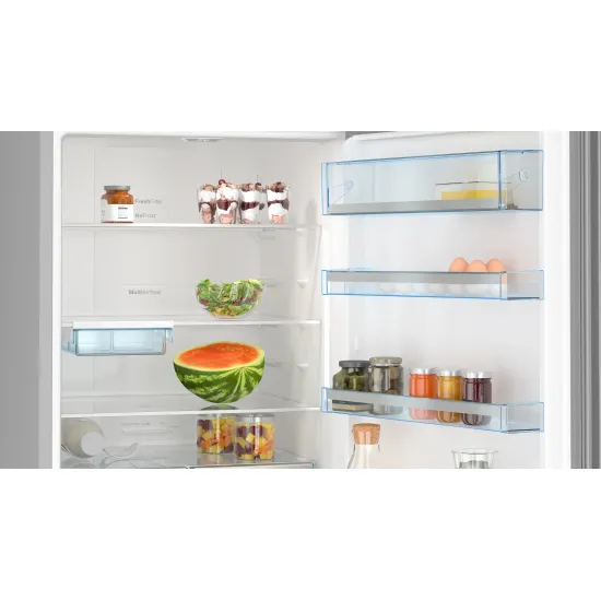 Serie 6 Alttan Donduruculu Buzdolabı 193 x 70 cm Beyaz, Total No Frost